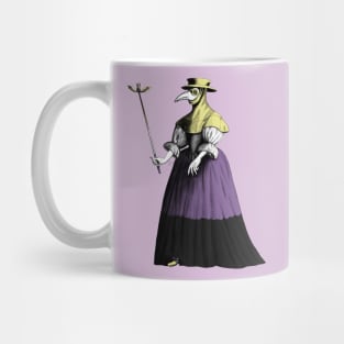 Enby Lady Plague Doctor (antique) Mug